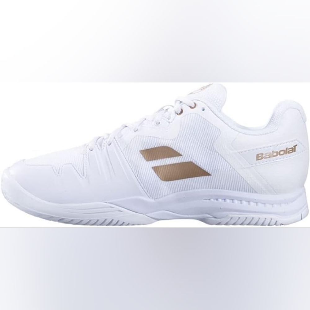 Babolat Women's Sfx³ White/Gold Athletic Sneakers Size 9.5 US
